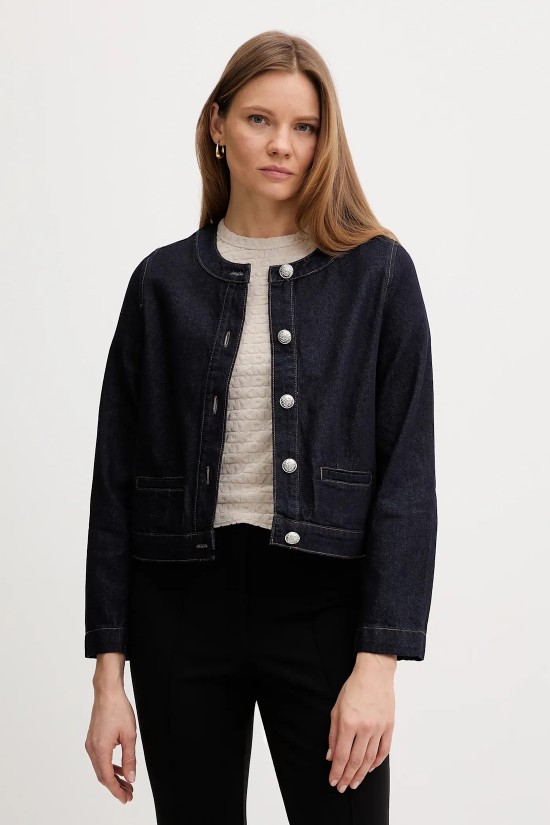 Γυναικείο σκούρο μπλε τζιν τζάκετ - DKNY DJ5J6196 Γυναικείο σκούρο μπλε τζιν τζάκετ - DKNY DJ5J6196