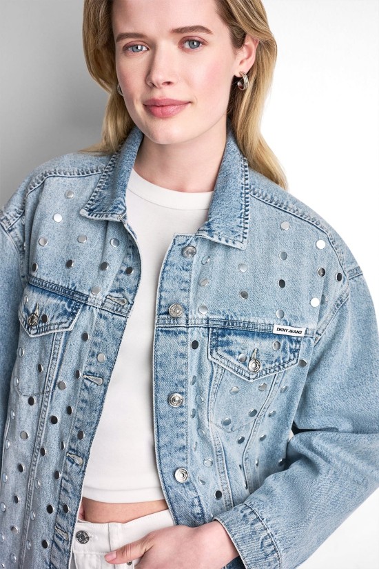 Γυναικείο oversized τζιν τζάκετ - DKNY DJ6J6280