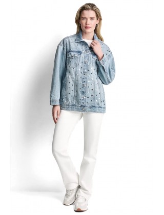 Γυναικείο oversized τζιν τζάκετ - DKNY DJ6J6280