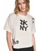 Γυναικεία cropped μπλούζα - DKNY Graffiti Rhinestone Logo DP6T1846 Γυναικεία cropped μπλούζα - DKNY Graffiti Rhinestone Logo DP6T1846