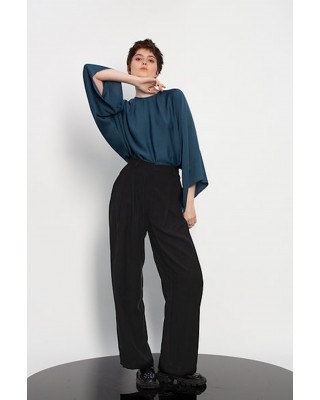 Γυναικεία σατέν μπλούζα - Gaffer and Fluf LS73001.41