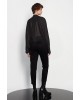 Women's black Paneled shirt - Gaffer and Fluff SH70002.33