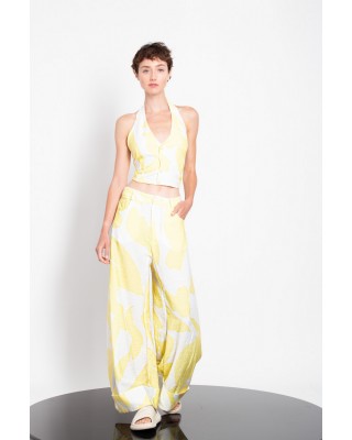 Γυναικείο ψηλόμεσο φαρδύ παντελόνι - Gaffer&Fluf PT25.22001.80