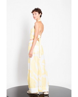 Γυναικείο ψηλόμεσο φαρδύ παντελόνι - Gaffer&Fluf PT25.22001.80