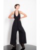 Γυναικεία λευκή ολόσωμη φόρμα halter - Gaffer&Fluf JS25.27201.51
