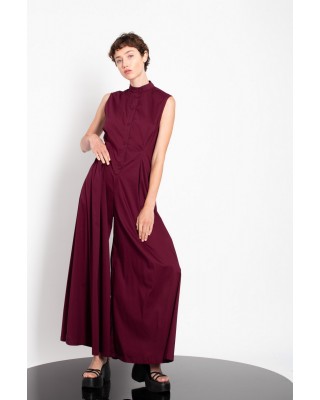 Γυναικεία ολόσωμη φόρμα με πιέτες - Gaffer&Fluf JS25.26507.22