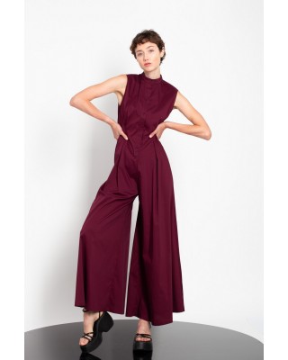 Γυναικεία ολόσωμη φόρμα με πιέτες - Gaffer&Fluf JS25.26507.22