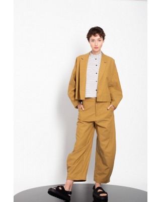 Γυναικείο oversized cropped σακάκι - Gaffer&Fluf JK25.24000.86 