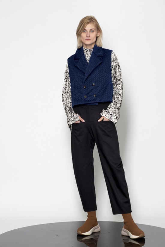 Double breasted jaquard Vest- Gaffe&Fluf JK54202.80