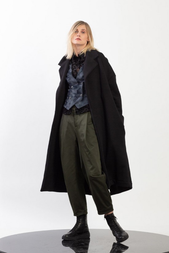 Low crotch Pleated Pegged Pants- Gaffer&Fluf PT30707.16 Low crotch Pleated Pegged Pants- Gaffer&Fluf PT30707.16