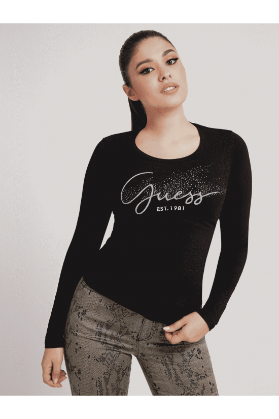 Guess logo t-shirt -Black W2RI32J1300 Guess logo t-shirt -Black W2RI32J1300