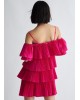 Women's Mini Plated Dress - Liu Jo CA3142T2510 Women's Mini Plated Dress - Liu Jo CA3142T2510