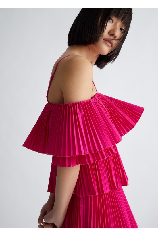 Women's Mini Plated Dress - Liu Jo CA3142T2510 Women's Mini Plated Dress - Liu Jo CA3142T2510
