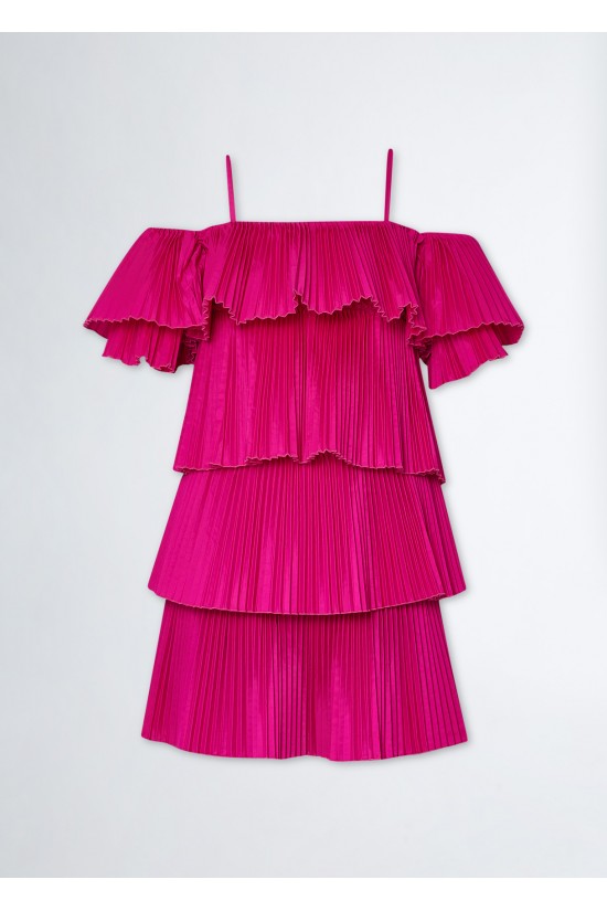 Women's Mini Plated Dress - Liu Jo CA3142T2510 Women's Mini Plated Dress - Liu Jo CA3142T2510