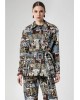 Γυναικείο oversized σακάκι με ethinc print - Moutaki 26.06.148 Γυναικείο oversized σακάκι με ethinc print - Moutaki 26.06.148