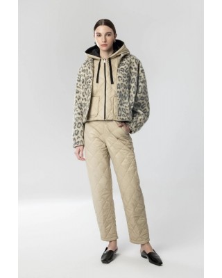 Γυναικείο faux fur jacket λεοπάρ - Moutaki 26.06.153