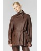 Γυναικείο oversized ecoleather jacket - Moutaki 26.06.161