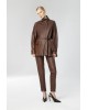 Γυναικείο oversized ecoleather jacket - Moutaki 26.06.161