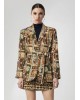 Γυναικείο oversized σακάκι με ethnic print - Moutaki 26.06.147 Γυναικείο oversized σακάκι με ethnic print - Moutaki 26.06.147