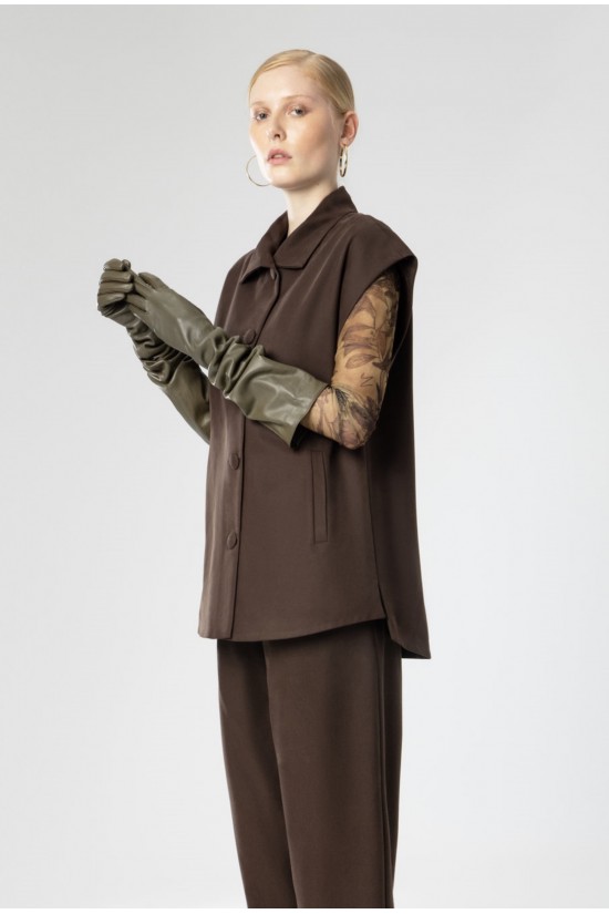 Γυναικείο oversized γιλέκο - Moutaki 26.06.136 Γυναικείο oversized γιλέκο - Moutaki 26.06.136