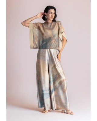 Γυναικεία tunic μπλούζα με print - Moutaki 26.01.79