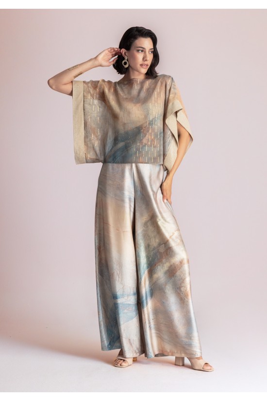 Γυναικεία tunic μπλούζα με print - Moutaki 26.01.79