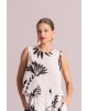 Γυναικεία εκρού μπλούζα με print - Moutaki 26.01.28