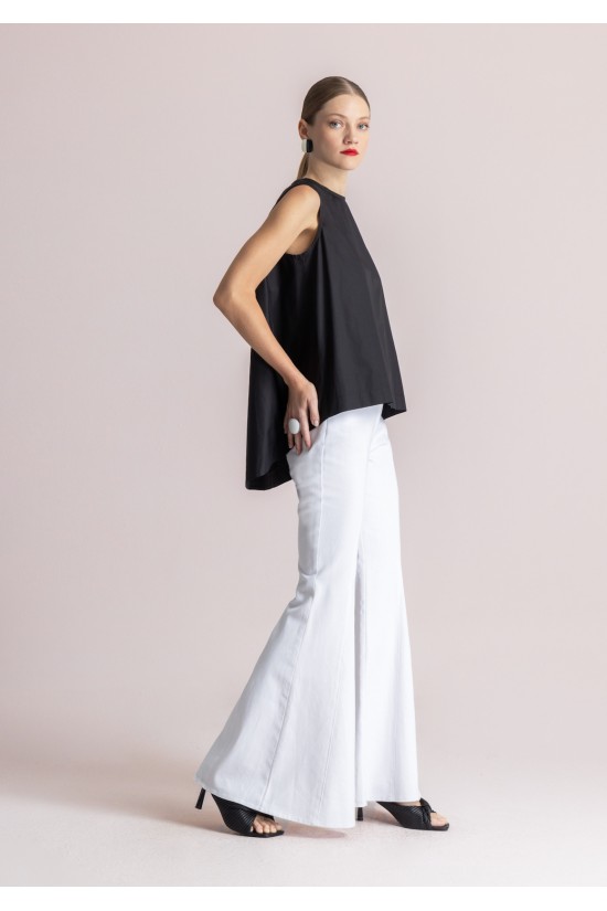 Γυναικεία αμάνικη μπλούζα με ζώνη - Moutaki 26.01.08