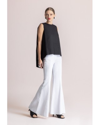 Γυναικεία αμάνικη μπλούζα με ζώνη - Moutaki 26.01.08