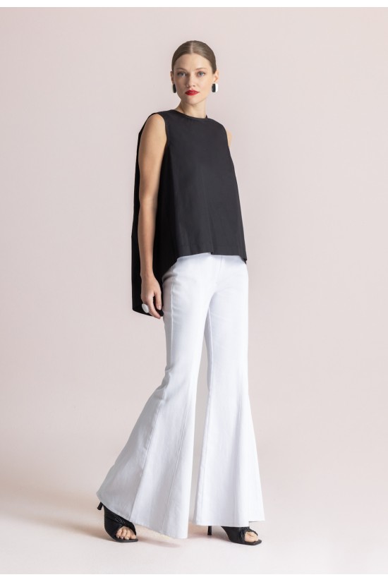 Γυναικεία αμάνικη μπλούζα με ζώνη - Moutaki 26.01.08