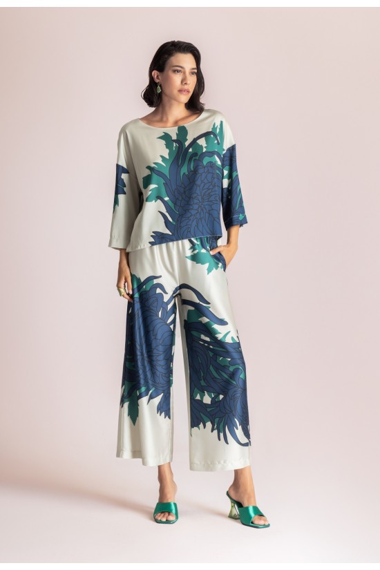 Γυναικεία εμπριμέ παντελόνα - Moutaki 26.03.02