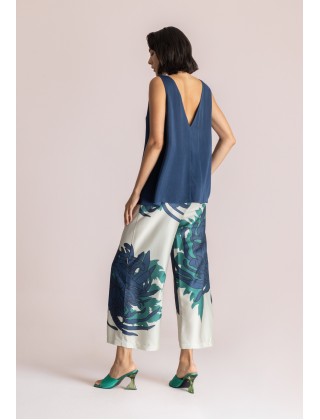 Γυναικεία εμπριμέ παντελόνα - Moutaki 26.03.02