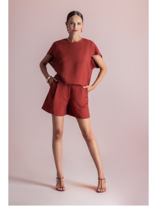 Γυναικεία κοντομάνικη μπλούζα - Moutaki 26.01.81