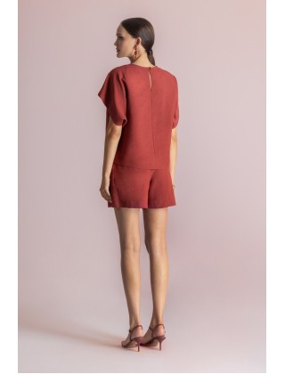 Γυναικεία κοντομάνικη μπλούζα - Moutaki 26.01.81