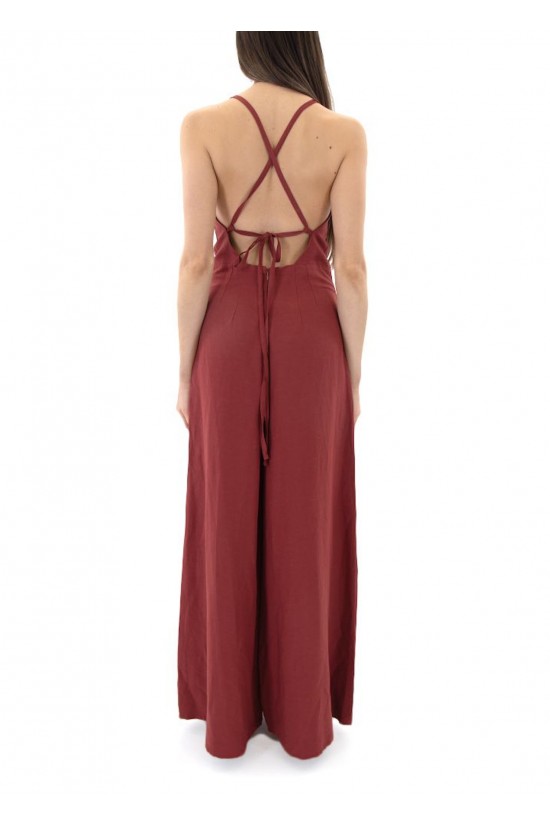 Γυναικεία λινή ολόσωμη φόρμα - Moutaki 26.05.04