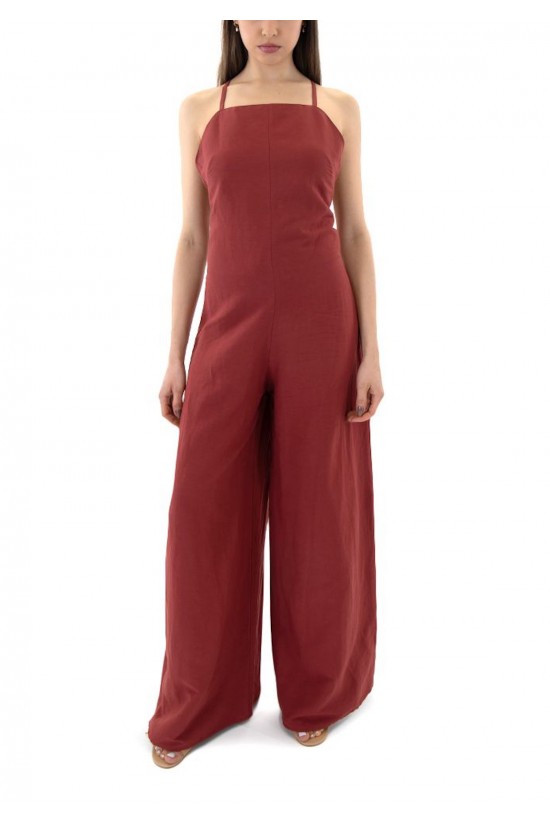 Γυναικεία λινή ολόσωμη φόρμα - Moutaki 26.05.04