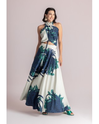 Γυναικεία μάξι εμπριμέ φούστα - Moutaki 26.02.23