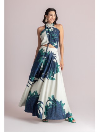 Γυναικεία μάξι εμπριμέ φούστα - Moutaki 26.02.23