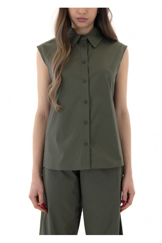 Γυναικείο αμάνικο πουκάμισο με ανοιχτή πλάτη - Moutaki 26.09.23