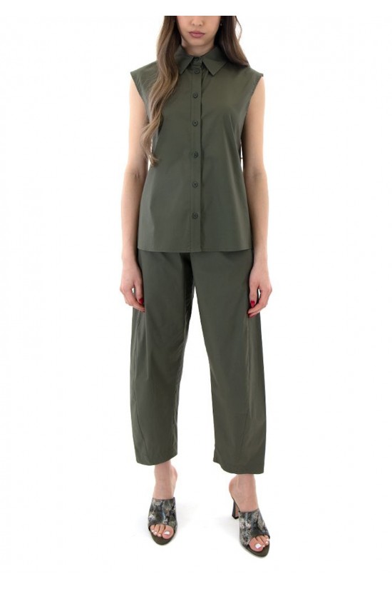 Γυναικείο αμάνικο πουκάμισο με ανοιχτή πλάτη - Moutaki 26.09.23