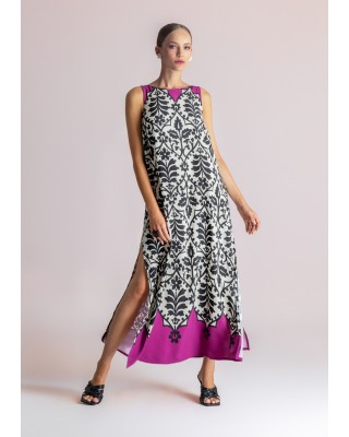 Γυναικείο αμάνικο φόρεμα με print - Moutaki 26.07.28