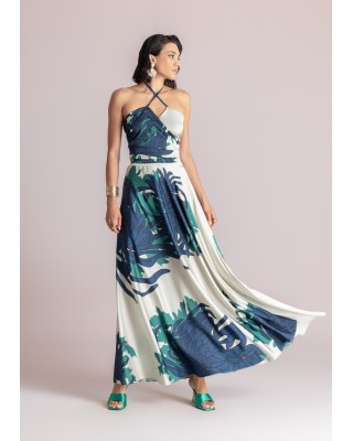 Γυναικεία μάξι εμπριμέ φούστα - Moutaki 26.02.23