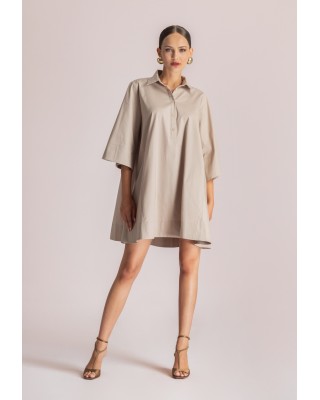 Γυναικείο κοντό oversized φόρεμα - Moutaki 26.07.03