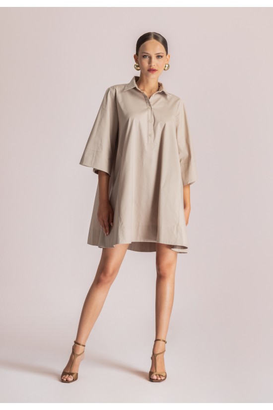 Γυναικείο κοντό oversized φόρεμα - Moutaki 26.07.03