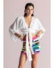Γυναικείο λευκό cropped bolero top - Moutaki 26.06.18