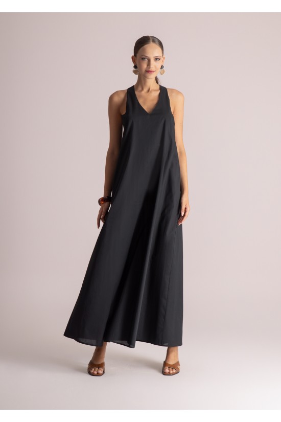 Γυναικείο μάξι αμάνικο φόρεμα - Moutaki 26.07.81