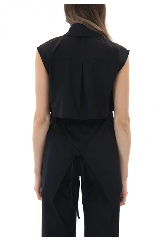 Γυναικείο αμάνικο πουκάμισο με ανοιχτή πλάτη - Moutaki 26.09.23