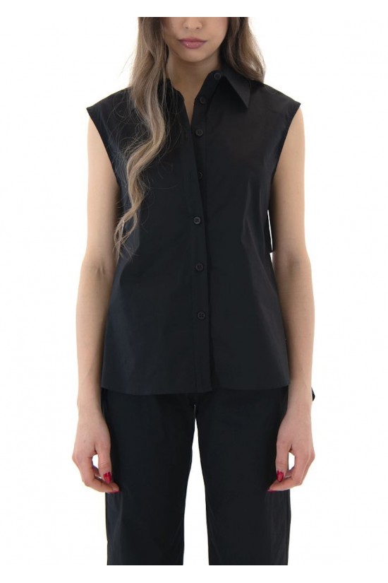 Γυναικείο αμάνικο πουκάμισο με ανοιχτή πλάτη - Moutaki 26.09.23