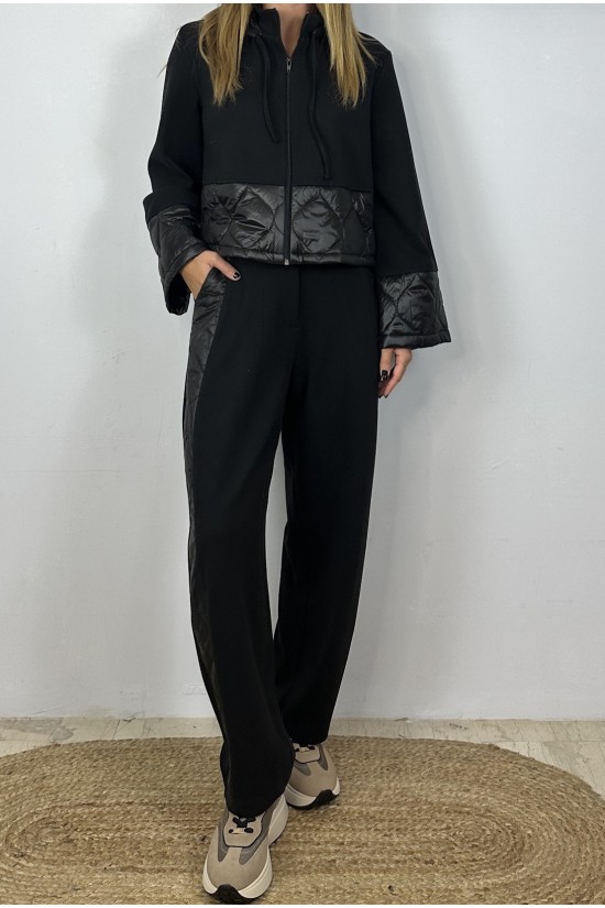 Γυναικείο παντελόνι με καπιτονέ φάσα - Moutaki 25.03.130