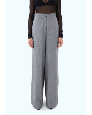 Γυναικεία γκρι ψηλόμεση παντελόνα - Moutaki 25.03.103 Γυναικεία γκρι ψηλόμεση παντελόνα - Moutaki 25.03.103